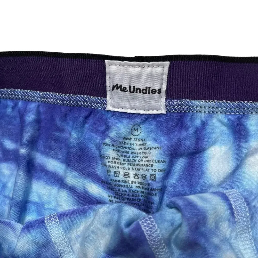 MeUndies Tie Dye Print Trunk Underwear Size Medium